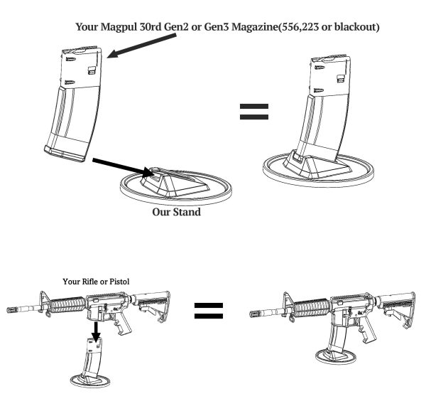 AR-15 Display Stand Assembly Instructions