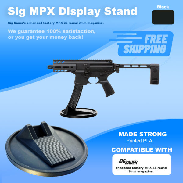 Sig MPX Magazine Stand & Pistol Mount. - Image 9