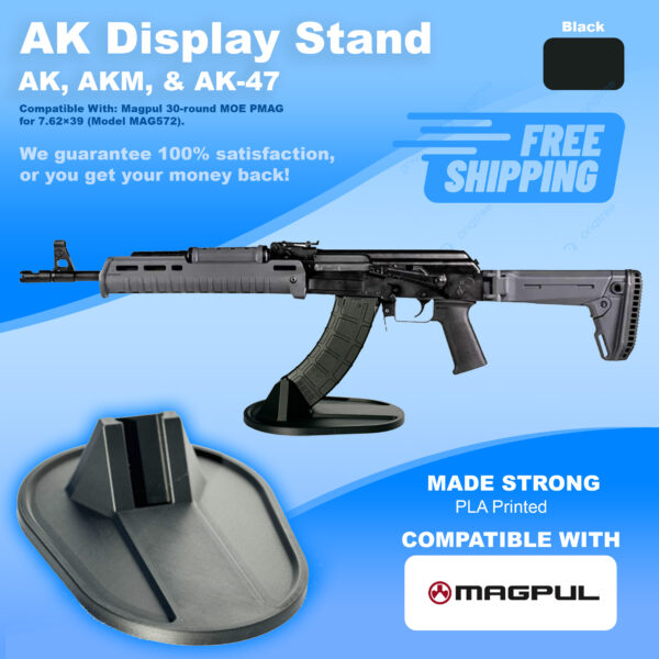 AK, AKM & AK47 Display Stand Pistol Mount - Image 13