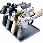 double stack 4 gun rear view