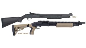 Mossberg 500, Mossberg 590, Mossberg 590A1, pump shotgun, tactical shotgun, home defense shotgun, law enforcement shotgun, military shotgun