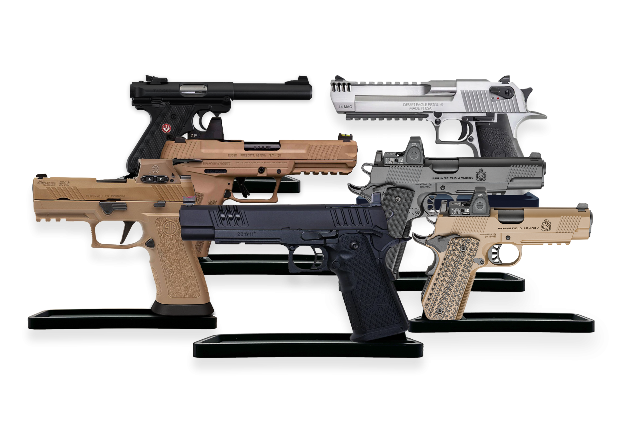 pistol-handgun-stands