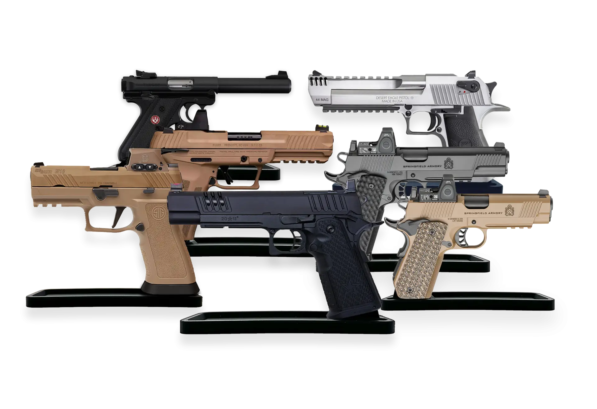 pistol-handgun-stands