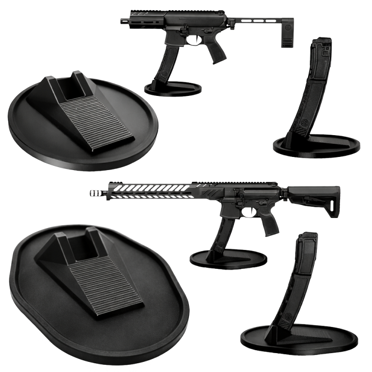 Gun Triangular Red Stand Products - Sig Sauer Gun Stands - GunCreed® - Premium Gun Stands for ...