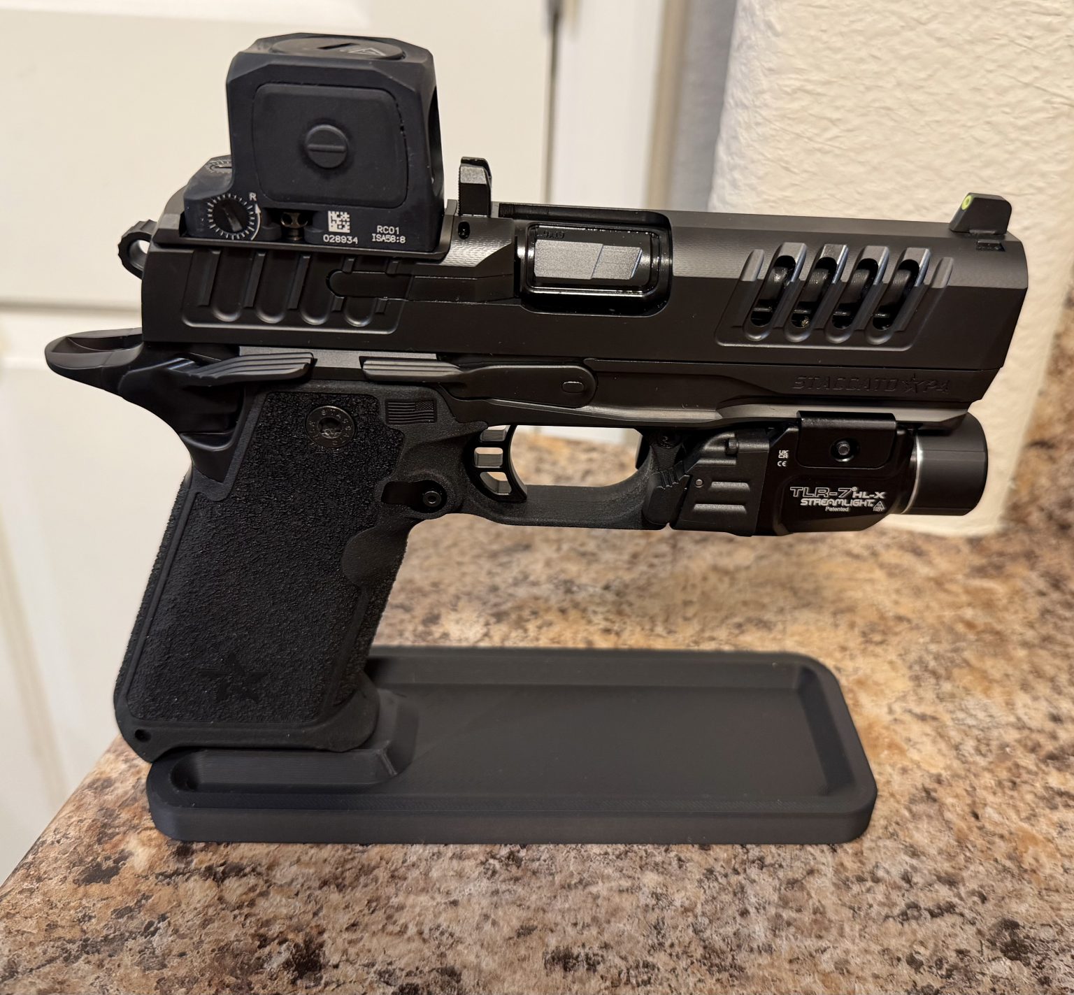 Gun Triangular Red Stand The Ultimate Guide to Handgun Display Stands for Collectors | GunCreed