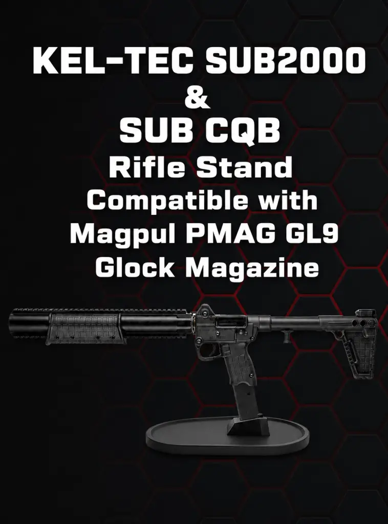 kel-tec-sub-cqb-sub-2000-gun-stand-magpul-27rd-glock-magazine-new